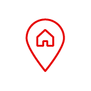 DRK-Piktogramm Adresse, Standorticon