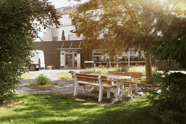 Haus Piening Außenansicht Außenansicht des DRK Haus Piening