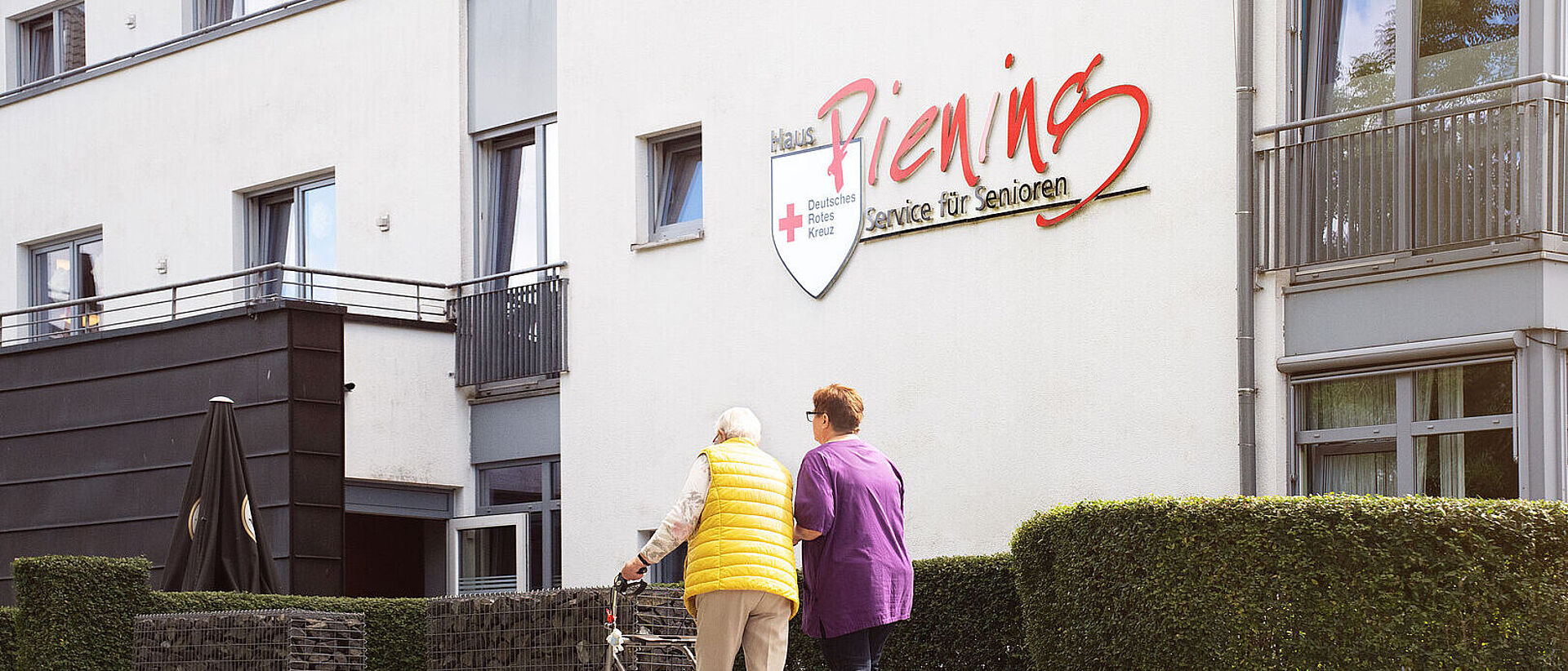 Haus Piening Außenansicht Außenansicht des DRK Haus Piening