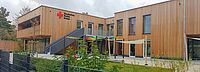 Außenansicht des Gebäudes der DRK Kita Villa einzigartig